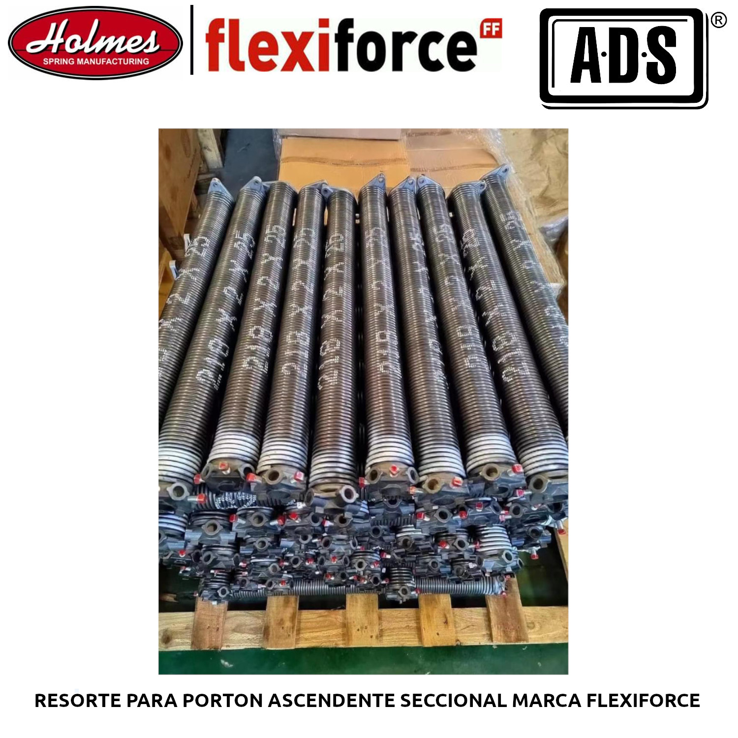 RESORTE PARA PORTON ASCENDENTE SECCIONAL MARCA HOLMES